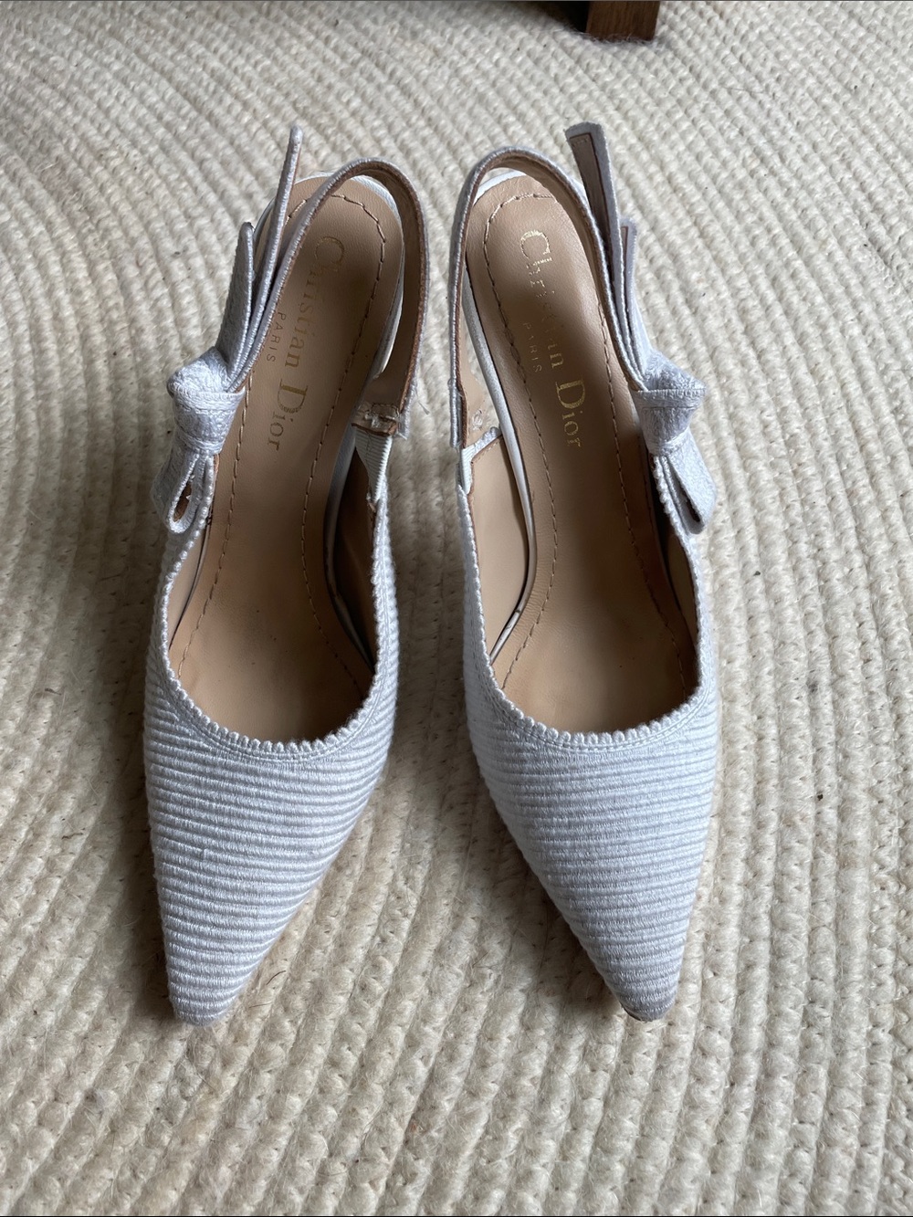 DIOR J'Adior Slingback Pump white Christian DIOR - Picture 2 of 11